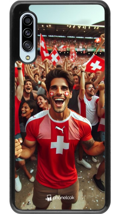 Coque Samsung Galaxy A90 5G - Supporter Suisse Euro 2024