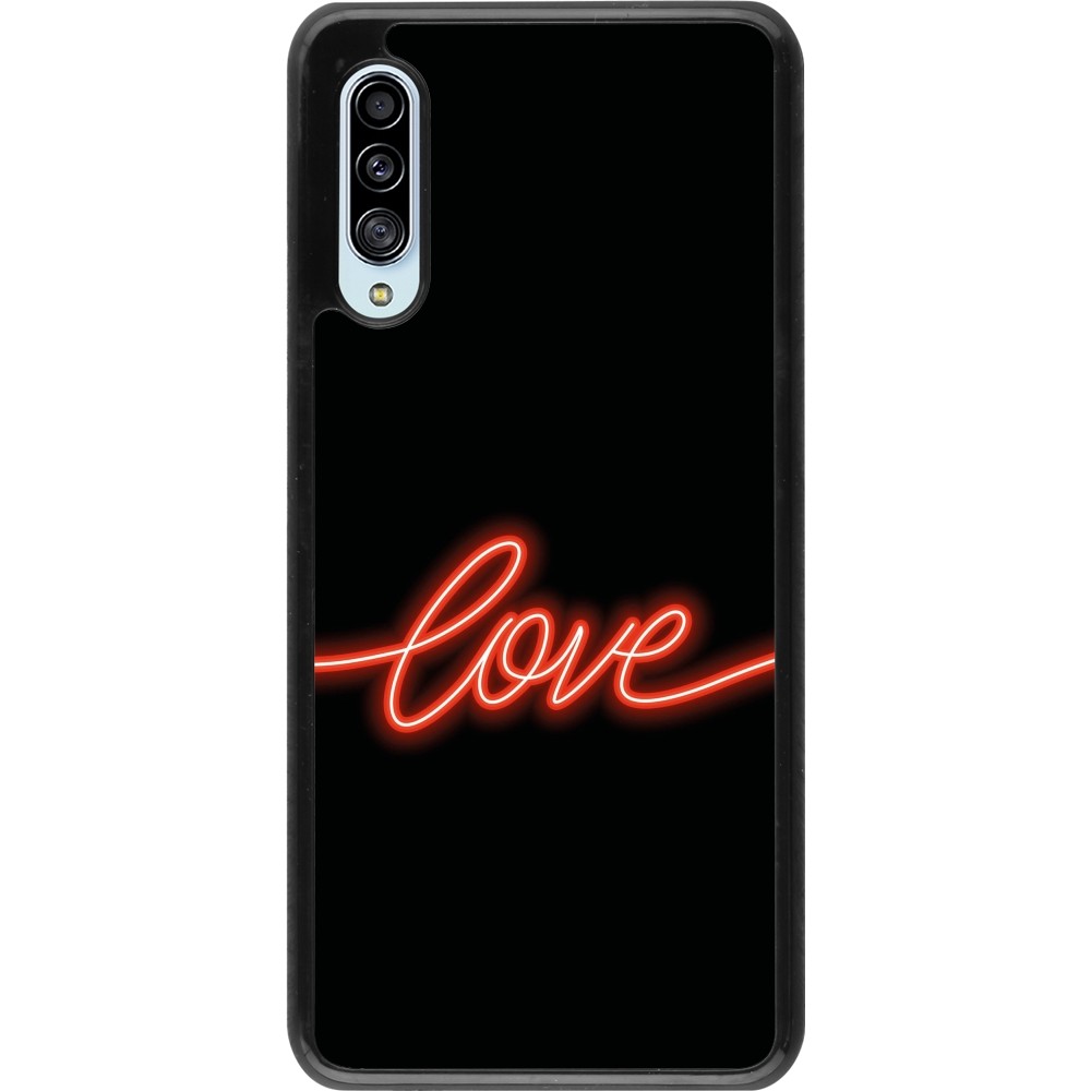 Samsung Galaxy A90 5G Case Hülle - Valentine 2023 neon love