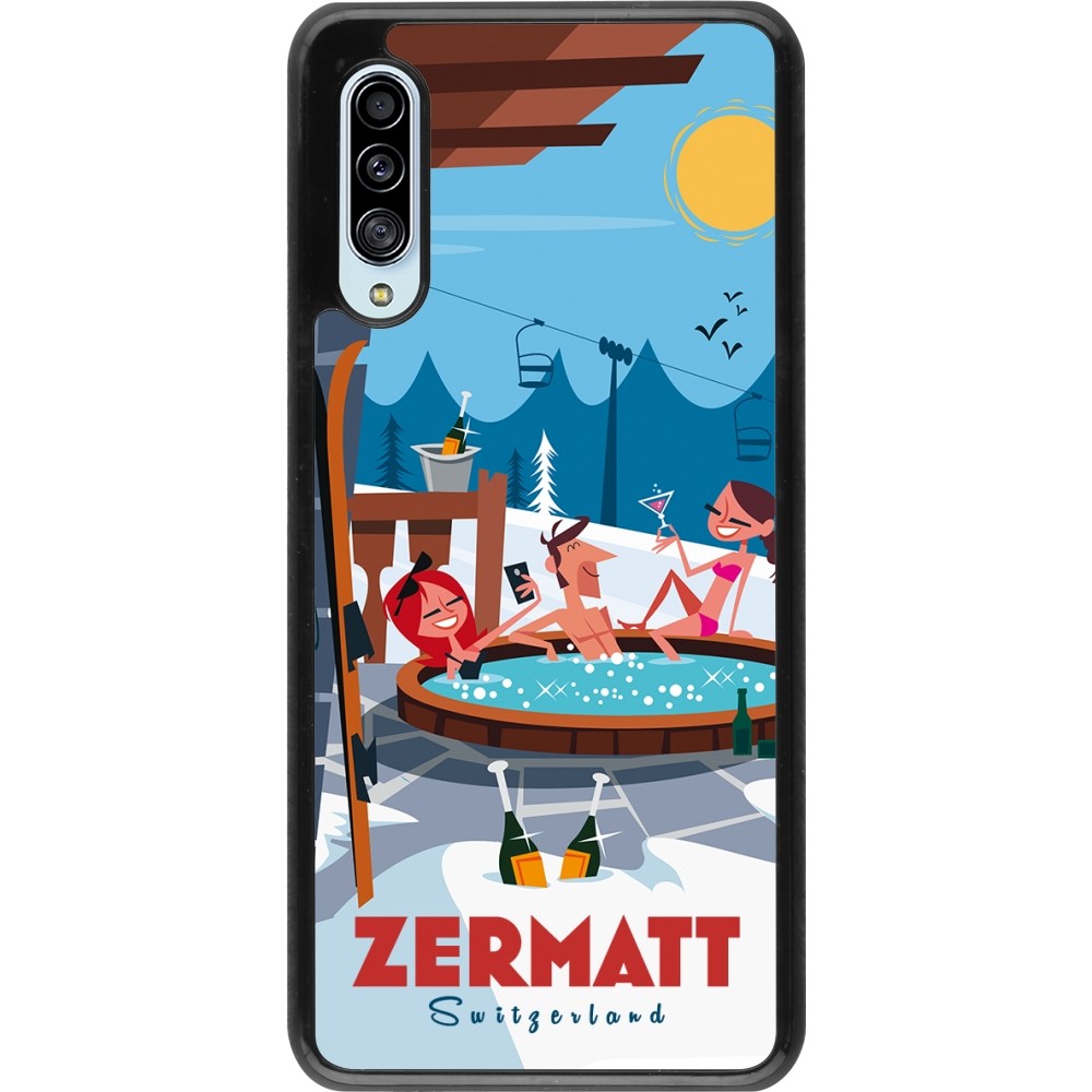 Samsung Galaxy A90 5G Case Hülle - Zermatt Mountain Jacuzzi