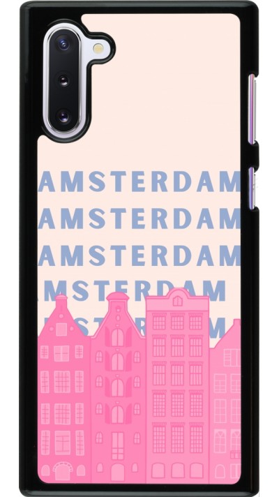 Samsung Galaxy Note 10 Case Hülle - Amsterdam Pink Print