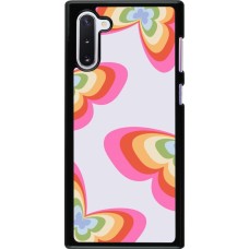 Samsung Galaxy Note 10 Case Hülle - Easter 2024 rainbow butterflies