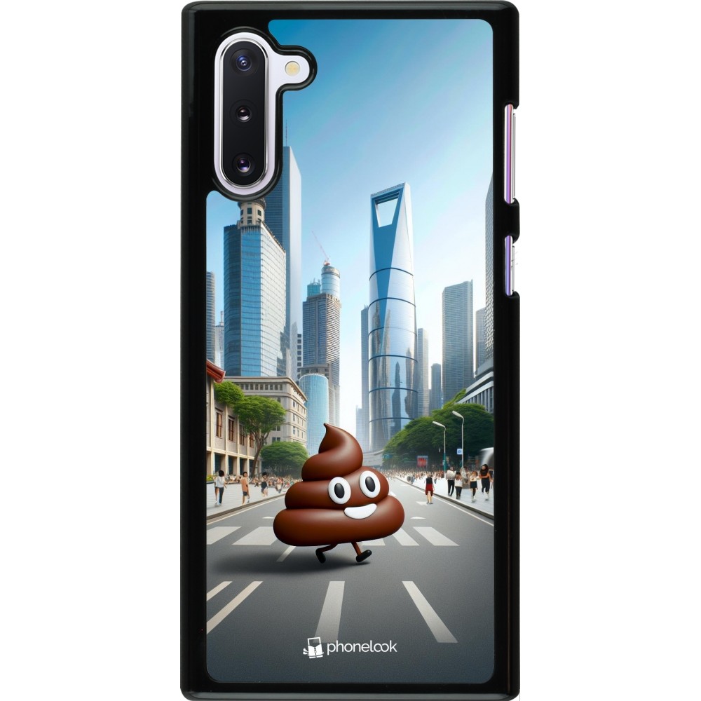 Samsung Galaxy Note 10 Case Hülle - Kackhaufen Emoji Spaziergang