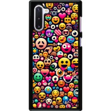 Samsung Galaxy Note 10 Case Hülle - Emoji Mix Farbe