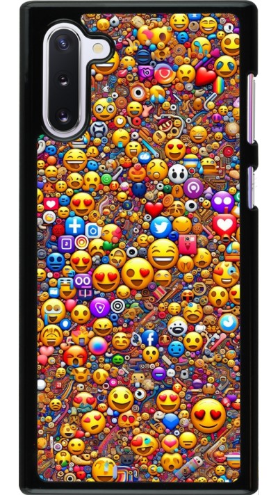 Samsung Galaxy Note 10 Case Hülle - Emoji gemischt