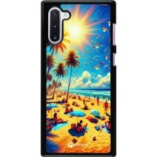 Samsung Galaxy Note 10 Case Hülle - Sommer Paradies Farbe