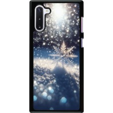 Samsung Galaxy Note 10 Case Hülle - Schneeflocke Solar Glanz