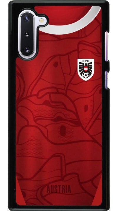 Samsung Galaxy Note 10 Case Hülle - Austria personalisierbares Fussballtrikot