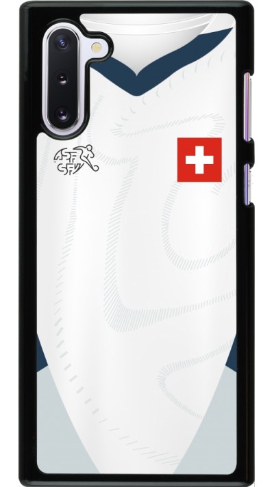 Samsung Galaxy Note 10 Case Hülle - Schweiz Away personalisierbares Fussballtrikot