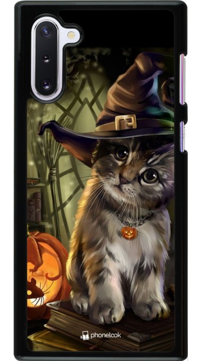 Hülle Samsung Galaxy Note 10 - Halloween 21 Witch cat