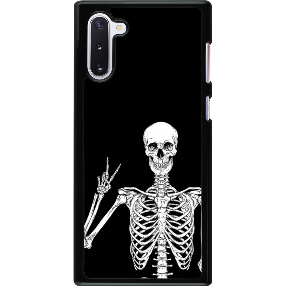 Samsung Galaxy Note 10 Case Hülle - Halloween 2023 peace skeleton