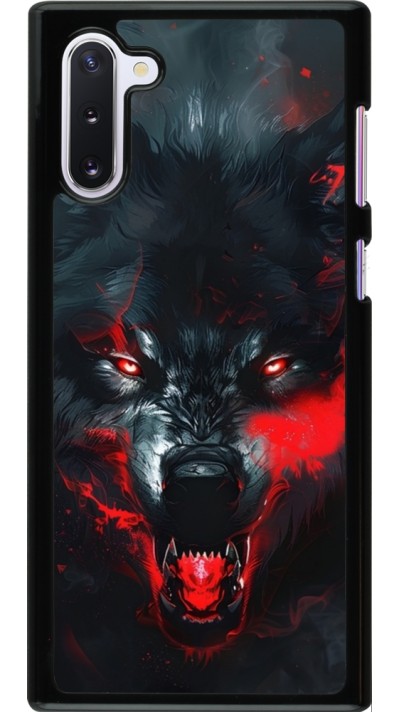 Samsung Galaxy Note 10 Case Hülle - Halloween 2024 mad werewolf