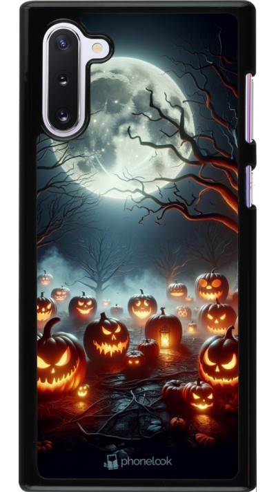 Samsung Galaxy Note 10 Case Hülle - Halloween 2024 Viele Kuerbisse