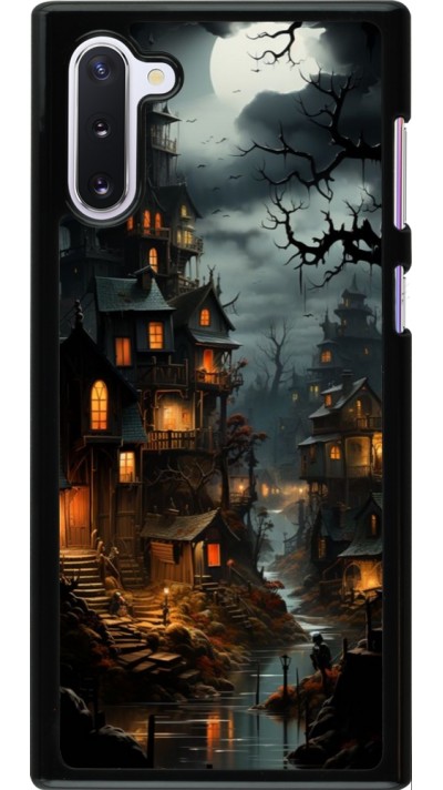 Samsung Galaxy Note 10 Case Hülle - Halloween 2024 scary town