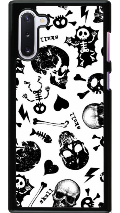 Samsung Galaxy Note 10 Case Hülle - Halloween 2024 skeleton mix