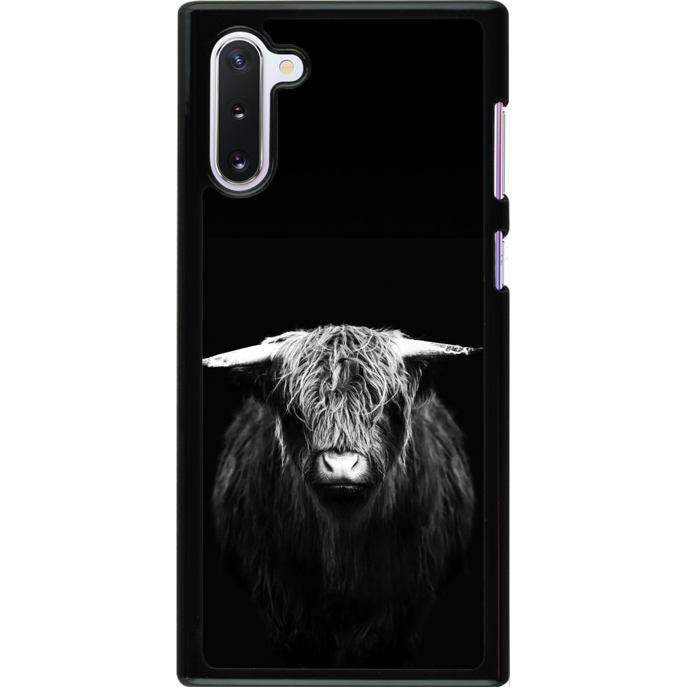 Samsung Galaxy Note 10 Case Hülle - Highland calf black