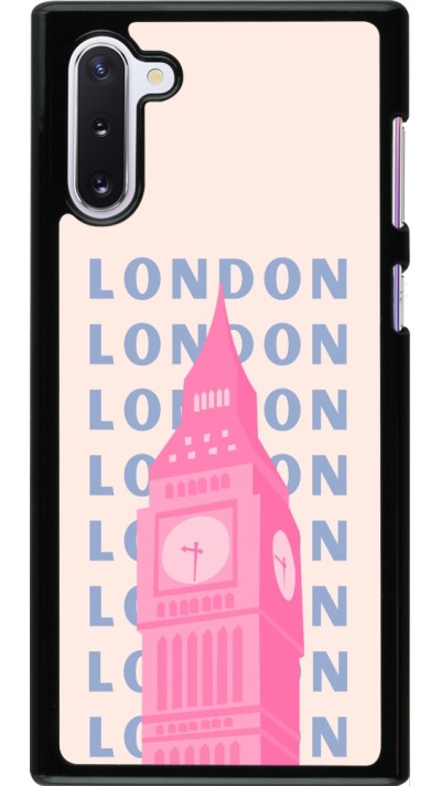 Samsung Galaxy Note 10 Case Hülle - London Pink Print