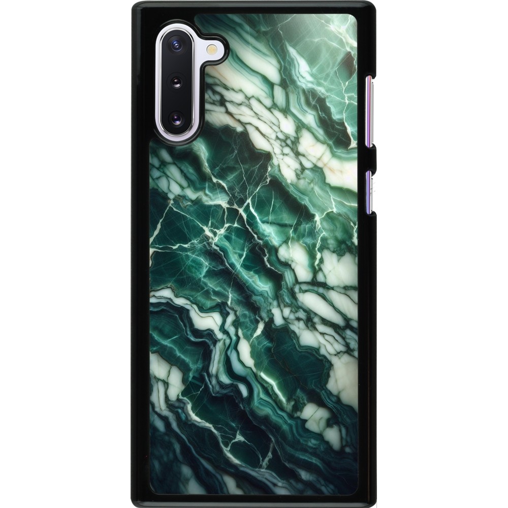 Samsung Galaxy Note 10 Case Hülle - Majestätischer grüner Marmor