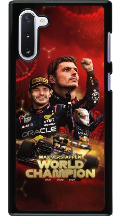 Samsung Galaxy Note 10 Case Hülle - Max Verstappen Champion 2023