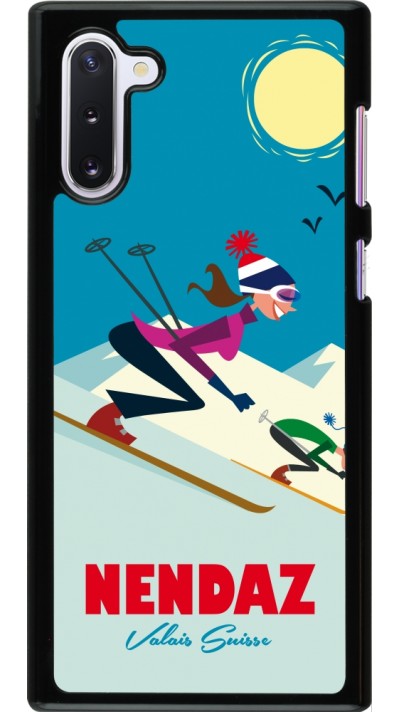 Samsung Galaxy Note 10 Case Hülle - Nendaz Ski Downhill