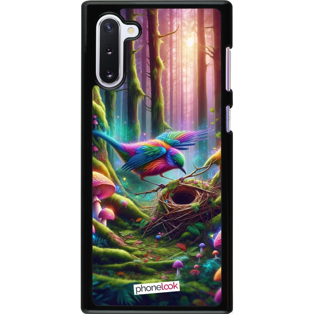 Samsung Galaxy Note 10 Case Hülle - Vogel Nest Wald