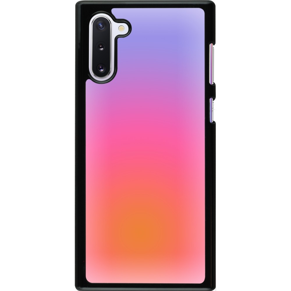 Samsung Galaxy Note 10 Case Hülle - Orange Pink Blue Gradient