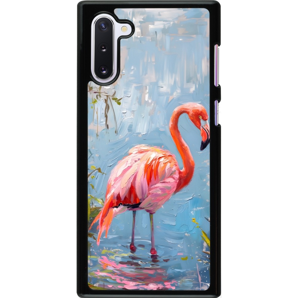 Samsung Galaxy Note 10 Case Hülle - Paint Flamingo