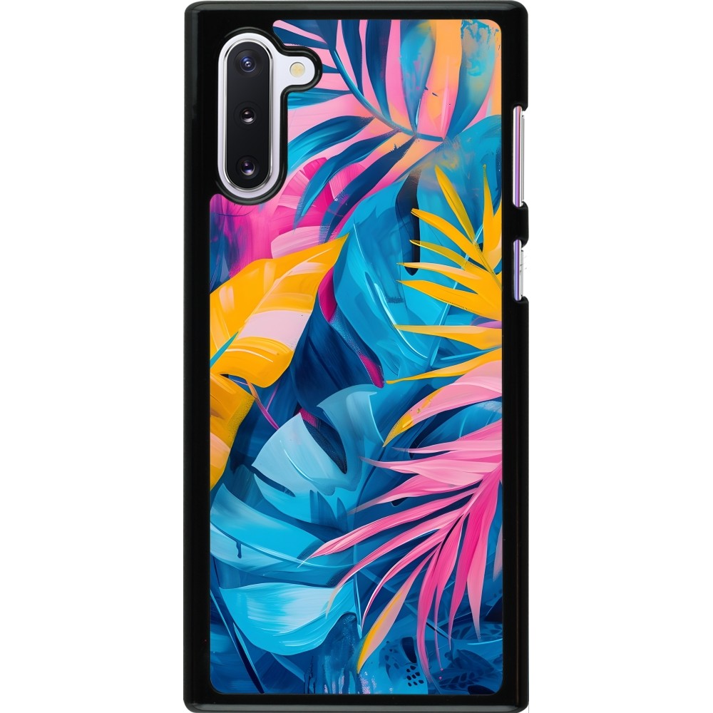 Samsung Galaxy Note 10 Case Hülle - Palms Blue