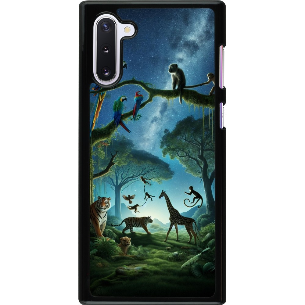 Samsung Galaxy Note 10 Case Hülle - Paradies der exotischen Tiere