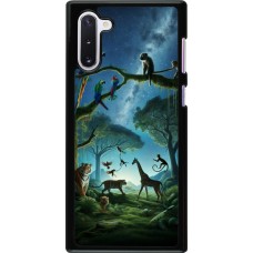 Samsung Galaxy Note 10 Case Hülle - Paradies der exotischen Tiere