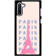 Samsung Galaxy Note 10 Case Hülle - Paris Pink Print