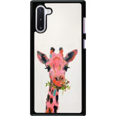 Samsung Galaxy Note 10 Case Hülle - Pink Girafe Paint