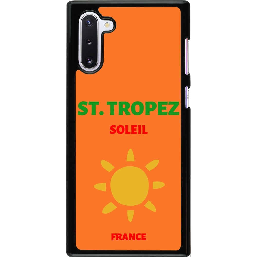 Samsung Galaxy Note 10 Case Hülle - Pop Summer Destination St-Tropez