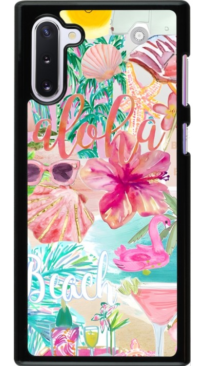 Samsung Galaxy Note 10 Case Hülle - Preppy Collage Aloha