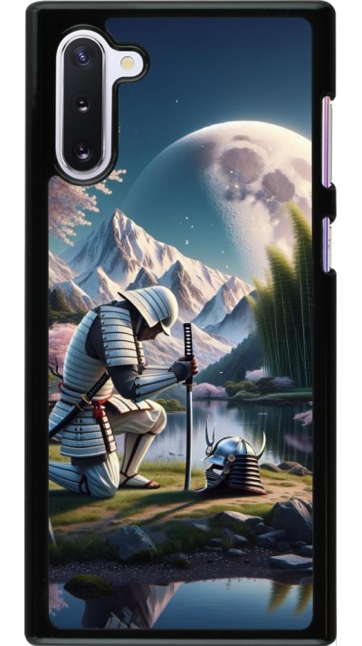 Samsung Galaxy Note 10 Case Hülle - Samurai Katana Mond