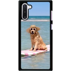 Samsung Galaxy Note 10 Case Hülle - Summer Dog on Paddle