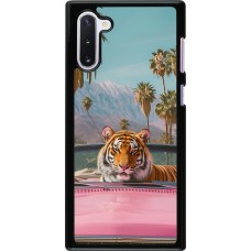 Samsung Galaxy Note 10 Case Hülle - Tiger Auto rosa