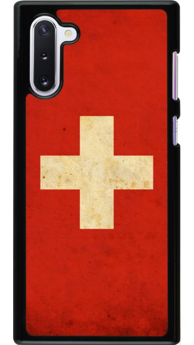 Coque Samsung Galaxy Note 10 - Vintage Flag SWISS