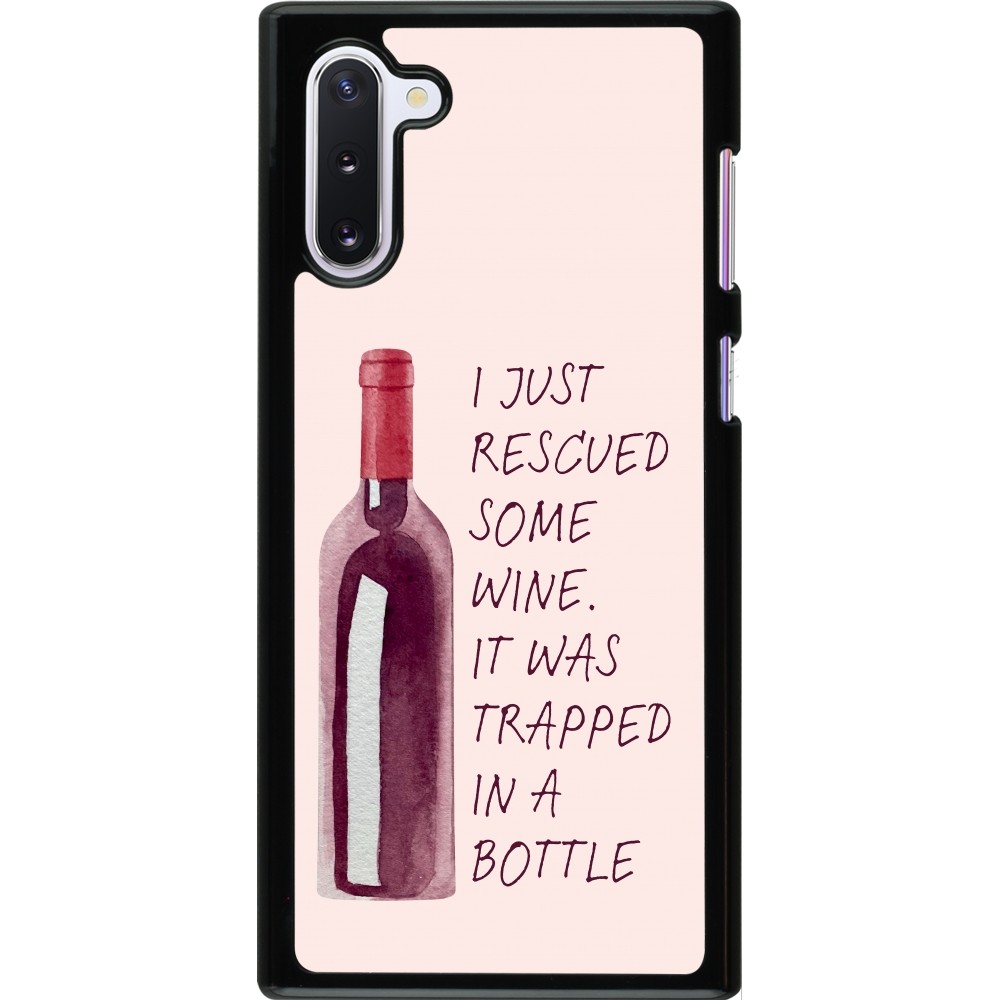 Samsung Galaxy Note 10 Case Hülle - I just rescued some wine