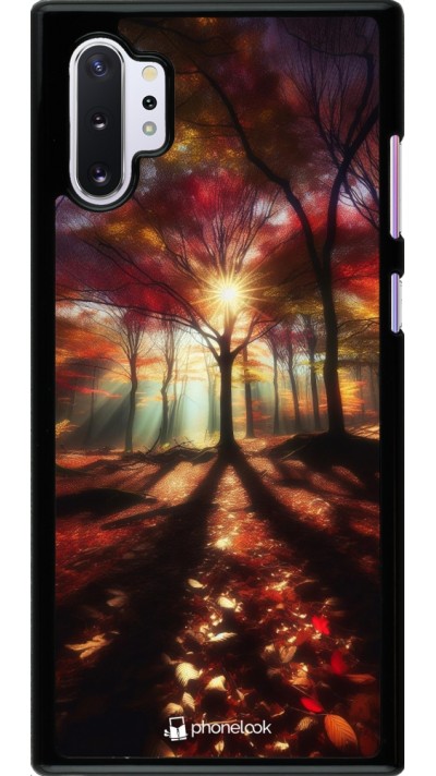 Samsung Galaxy Note 10+ Case Hülle - Herbstlicher goldener Glanz