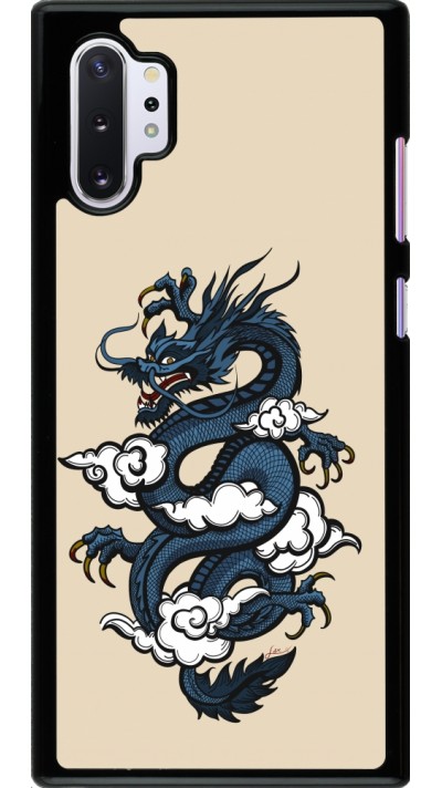 Samsung Galaxy Note 10+ Case Hülle - Blue Dragon Tattoo