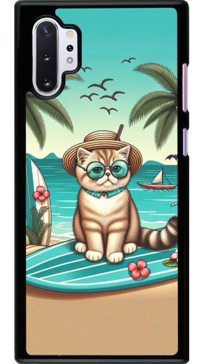 Samsung Galaxy Note 10+ Case Hülle - Chat Surf Stil