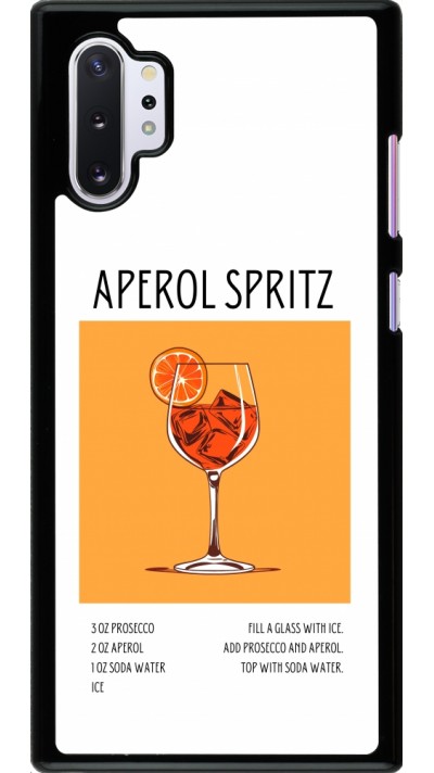 Samsung Galaxy Note 10+ Case Hülle - Cocktail Rezept Aperol Spritz