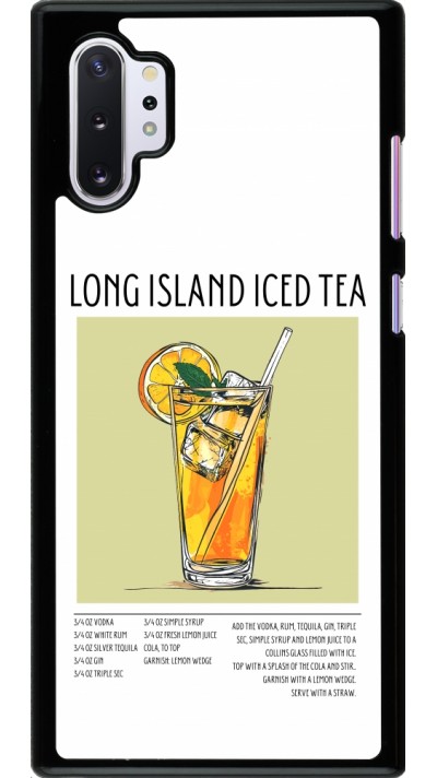 Samsung Galaxy Note 10+ Case Hülle - Cocktail Rezept Long Island Ice Tea