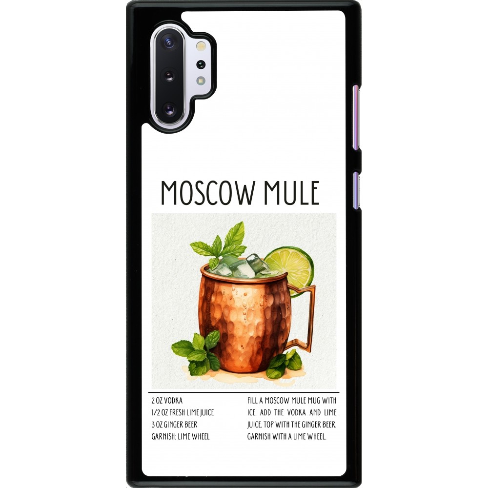 Samsung Galaxy Note 10+ Case Hülle - Cocktail Rezept Moscow Mule