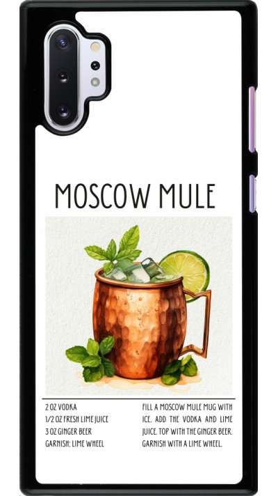 Samsung Galaxy Note 10+ Case Hülle - Cocktail Rezept Moscow Mule