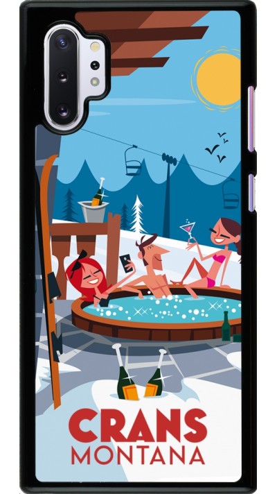 Samsung Galaxy Note 10+ Case Hülle - Crans-Montana Mountain Jacuzzi