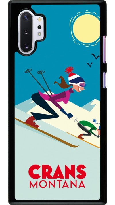 Samsung Galaxy Note 10+ Case Hülle - Crans-Montana Ski Downhill