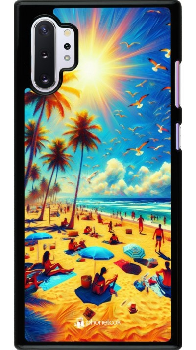 Samsung Galaxy Note 10+ Case Hülle - Sommer Paradies Farbe