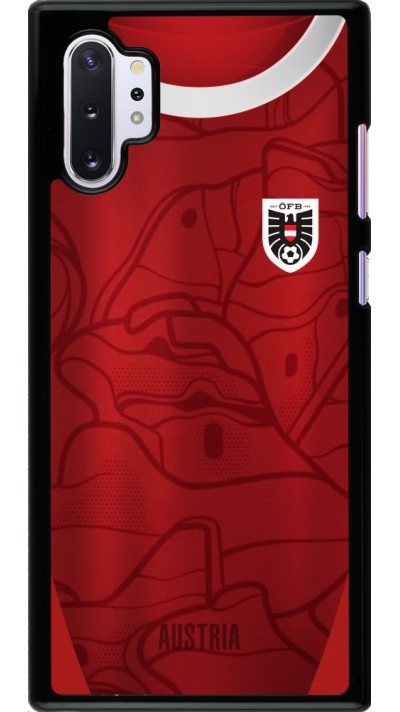 Coque Samsung Galaxy Note 10+ - Maillot de football Autriche personnalisable