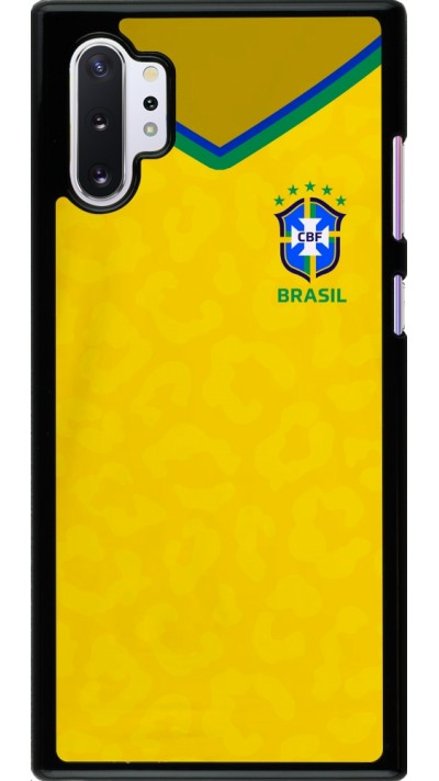 Samsung Galaxy Note 10+ Case Hülle - Brasilien 2022 personalisierbares Fußballtrikot